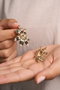 Heliophilia Silver Pendientes de Oro con Recubrimiento de Laca Dorados Elkgc68319